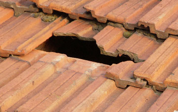 roof repair Adfa, Powys